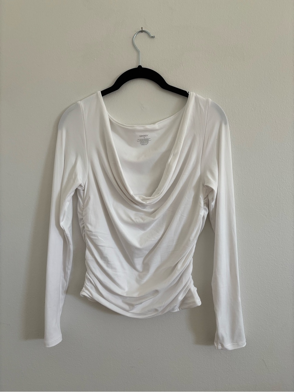 Draped Cowl/off the shoulder top